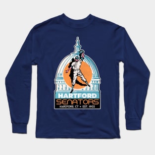 Defunct Hartford Senators Baseball Team Long Sleeve T-Shirt